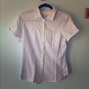 Pinstripe lightweight blouse